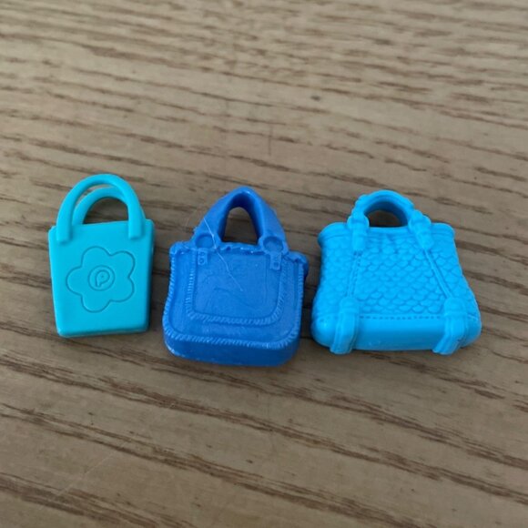 Vtg Polly Pocket Doll Accessories Set Mini Purses Backpack Sunglasses and Visor - Picture 4 of 6